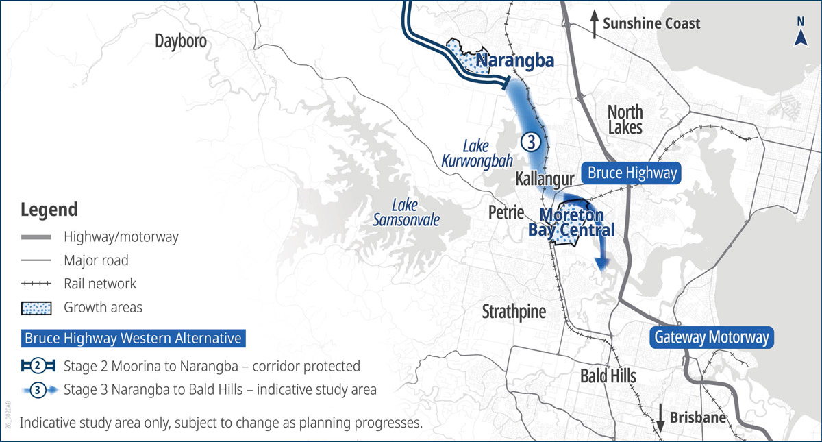 Bruce Highway Western Alternative Stage 3