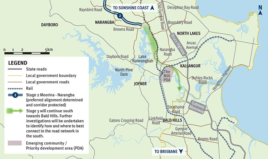 Bruce Highway Western Alternative Stage 3 TMR Map.jpg